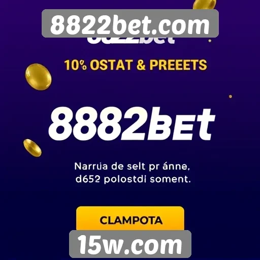 Promoções e bônus disponíveis no 8822bet