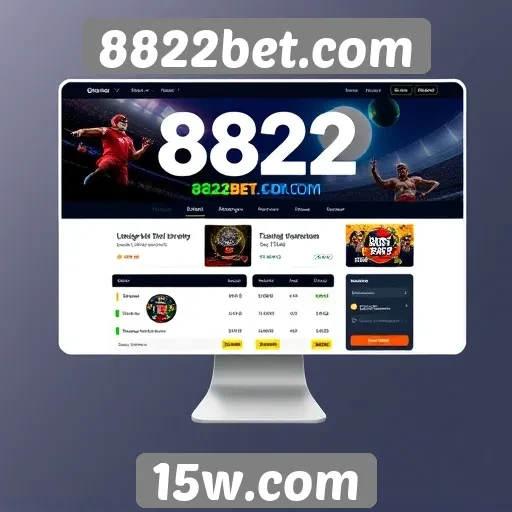 Interface do usuário do 8822bet.com e sua usabilidade